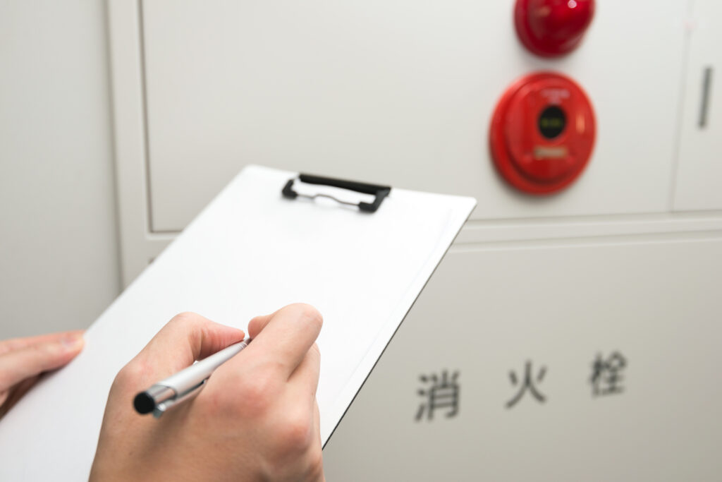 サウナ施設の消防署の立入検査